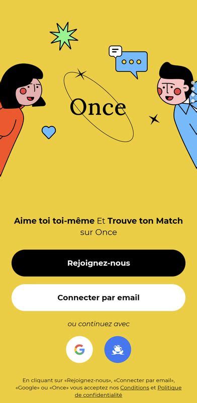 app de rencontre|Once